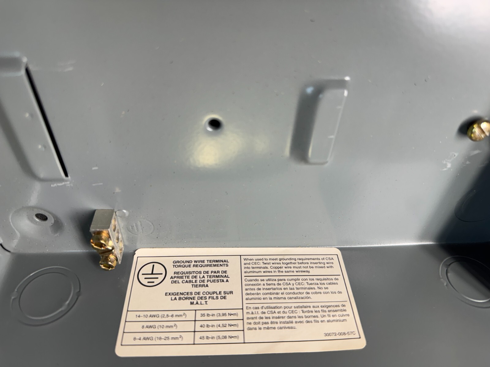 Square D 8536 Nema Size 0 & 1 Starter Class Type S Enclosure Only