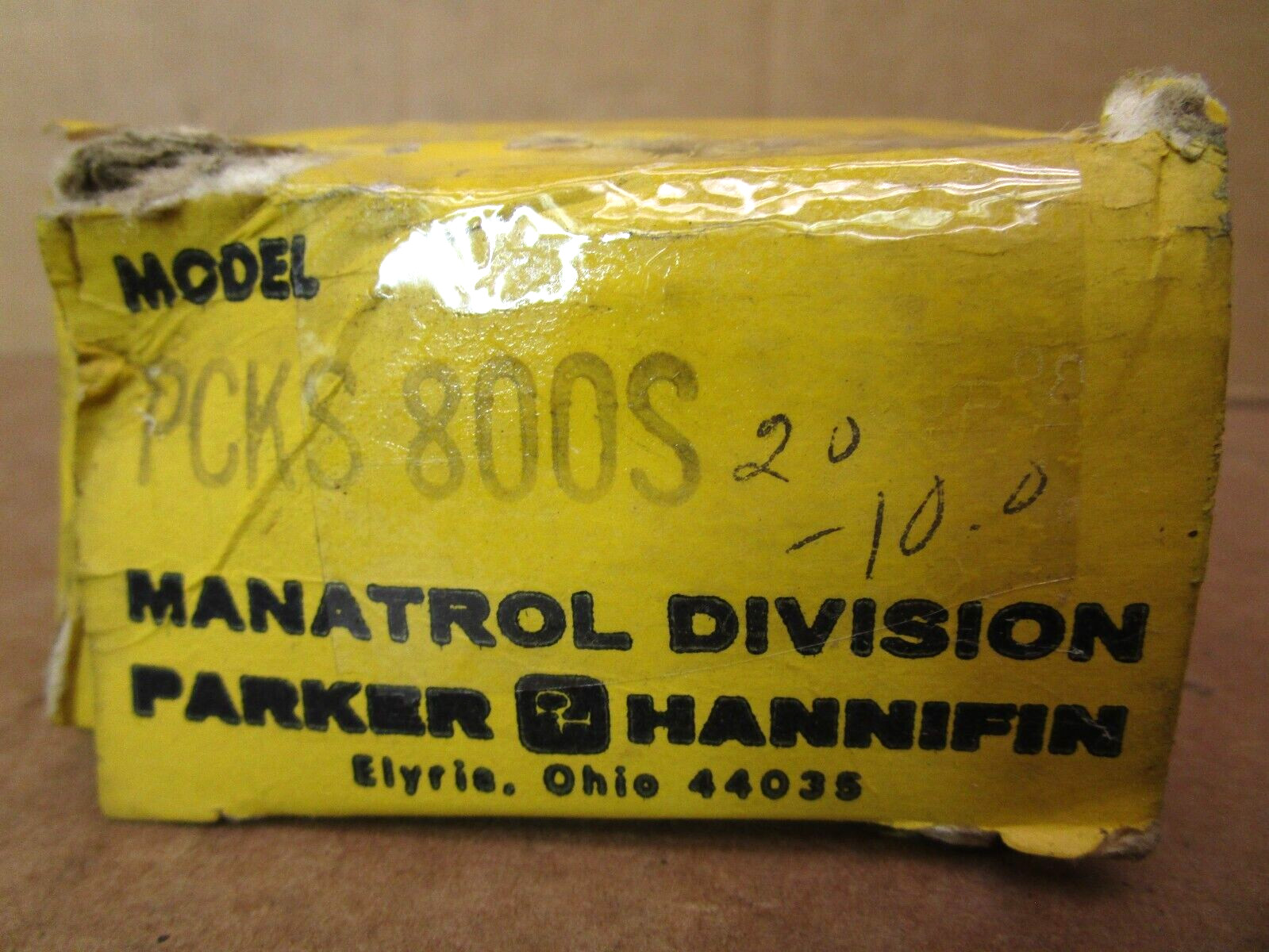 Parker Fluidpower Model PCKS 800S-20-10.0 50935LR