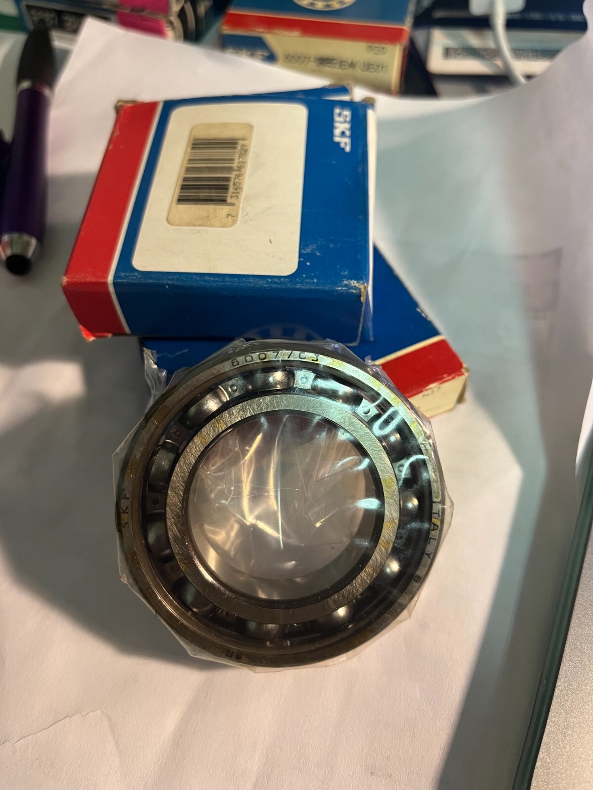 New Genuine SKF 6007 JEM Deep Groove (Radial) Ball Bearing, 35mm x 62mm x 14mm
