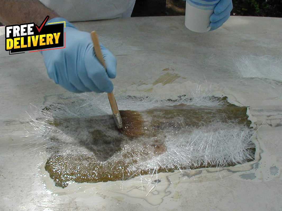 Fiberglass Chopped Strand Mat 1.5Oz-50″ Wide-30 Feet Long 10 Yards Waterproof..