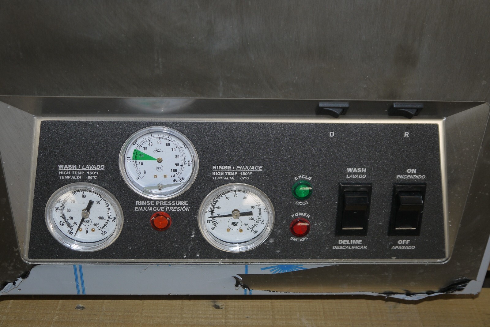 Noble Warewashing UH30-FND High Temperature Undercounter Dishwasher – 208/230V