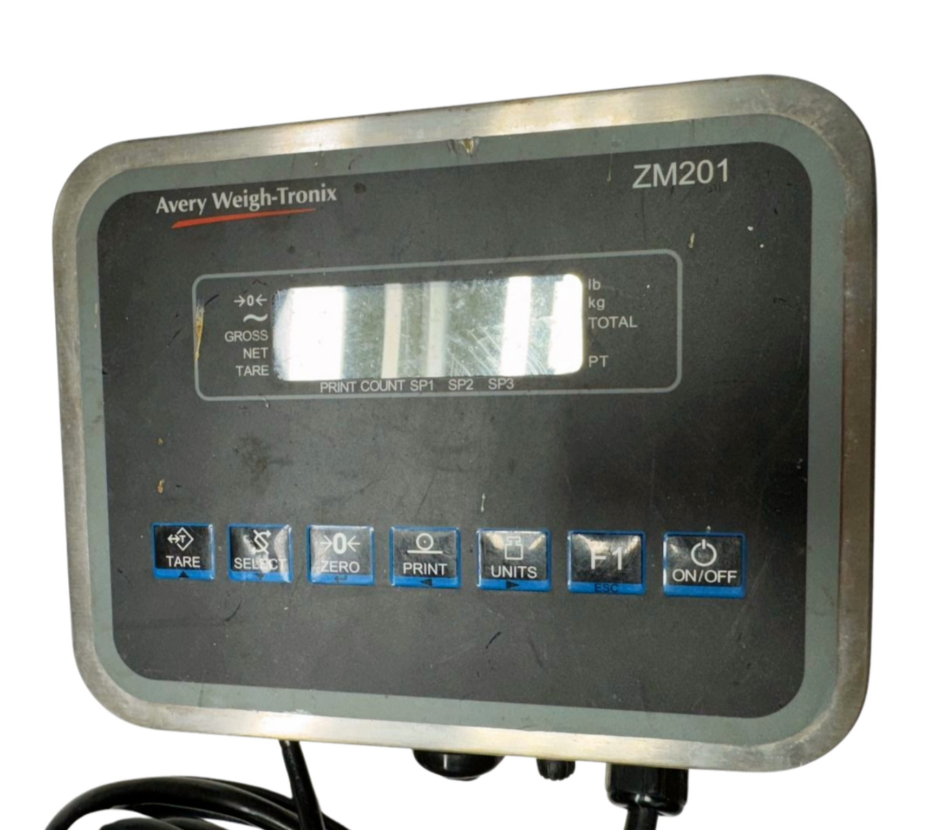 Avery Weigh-Tronix ZM201-SD2 Display Weight Indicator, 110-240V, 50/60Hz 0.5A