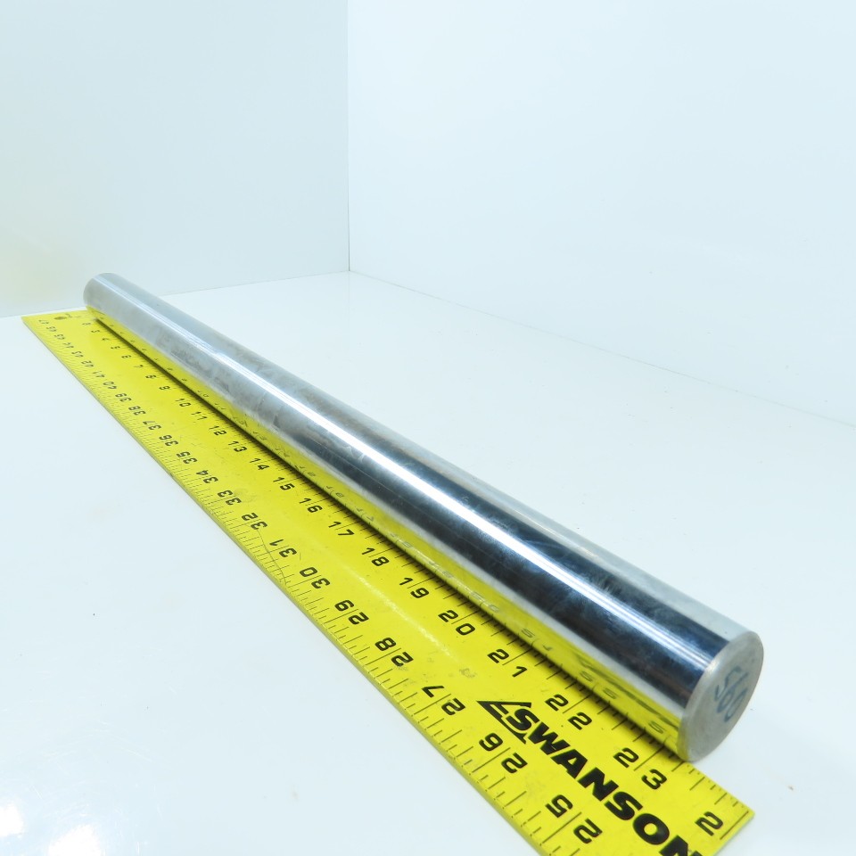 40mm 1.575″ x 22″ Hardened Tool Steel Round Bar Stock Guide Rod