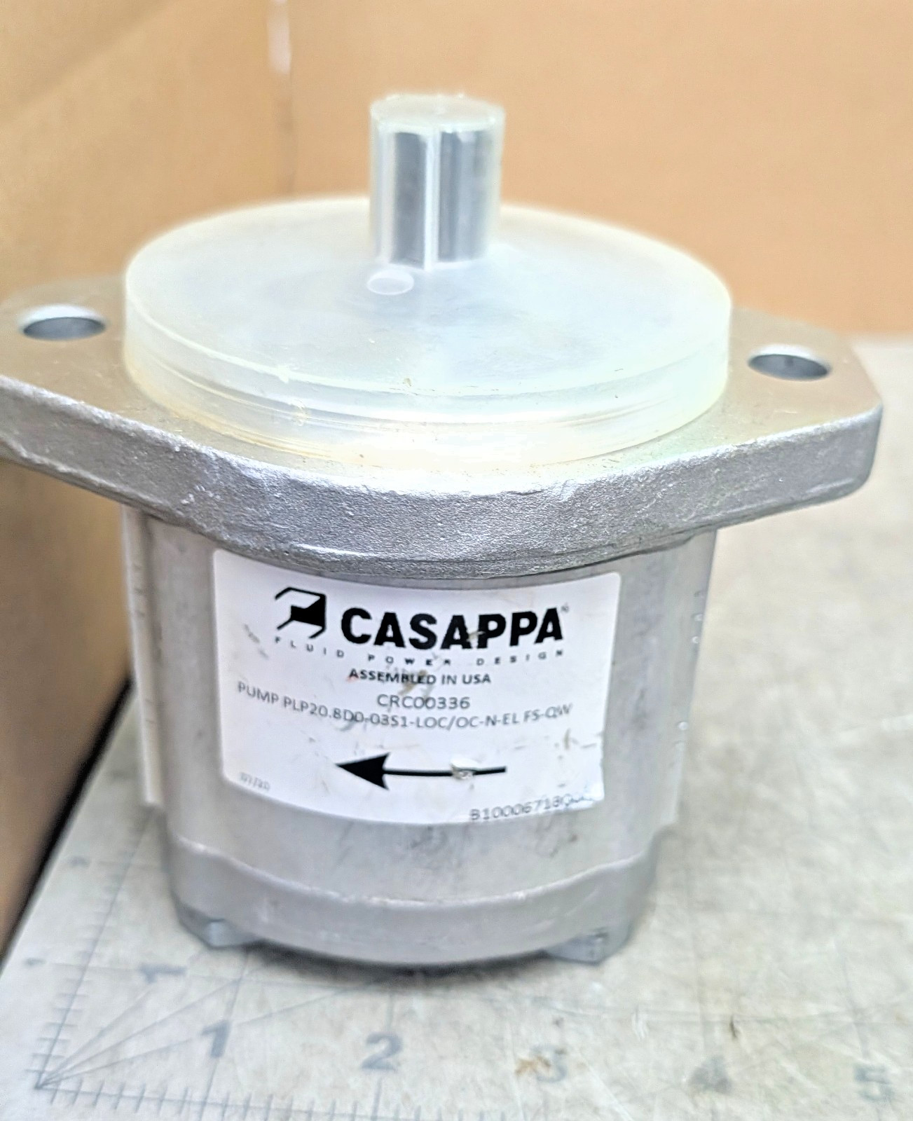 Casappa Gear Pump For Electro-Hydraulic Fan Drive Systems PLP20.8 [C4S3]#2