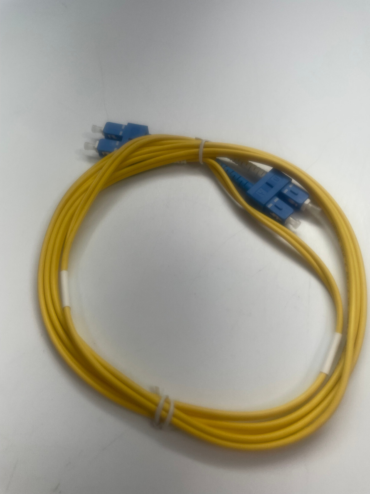 Lynn Electronics SCSCDUPSM-2M 9/125 Yellow Duplex Single-Mode Fiber Optic Patch