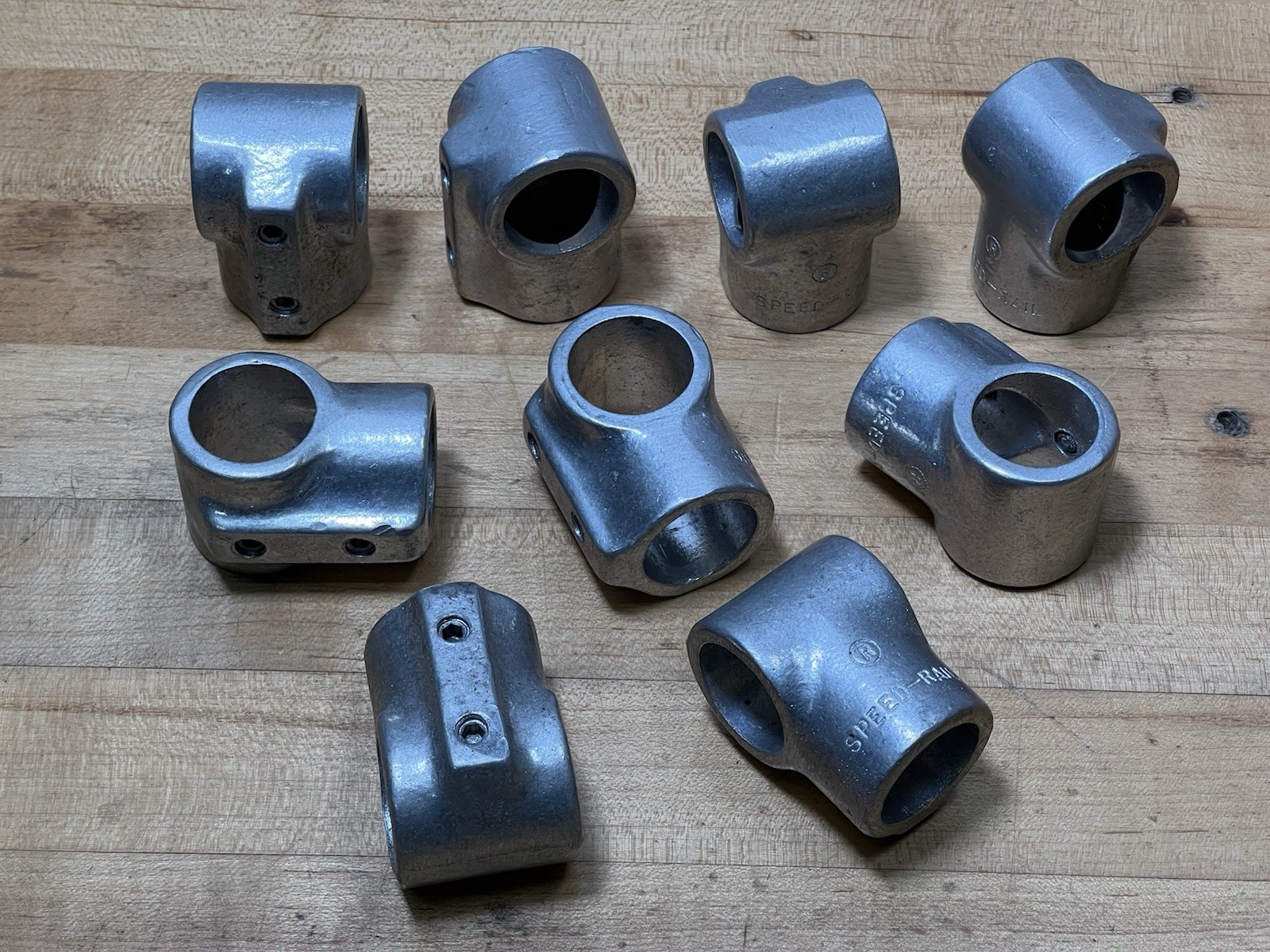 New Lot of 9 Speed Rail Hollaender 3/4″ Fitting 5E-5 Tee-E – Made in the USA