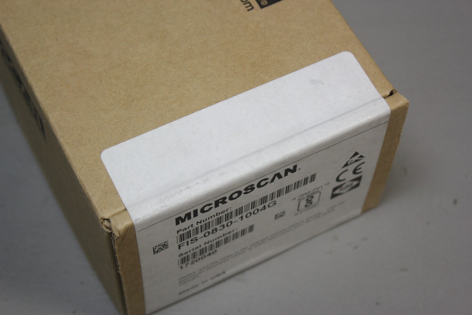 NEW MICROSCAN LASER BARCODE SCANNER QX-830 & FIS-0830-1004G