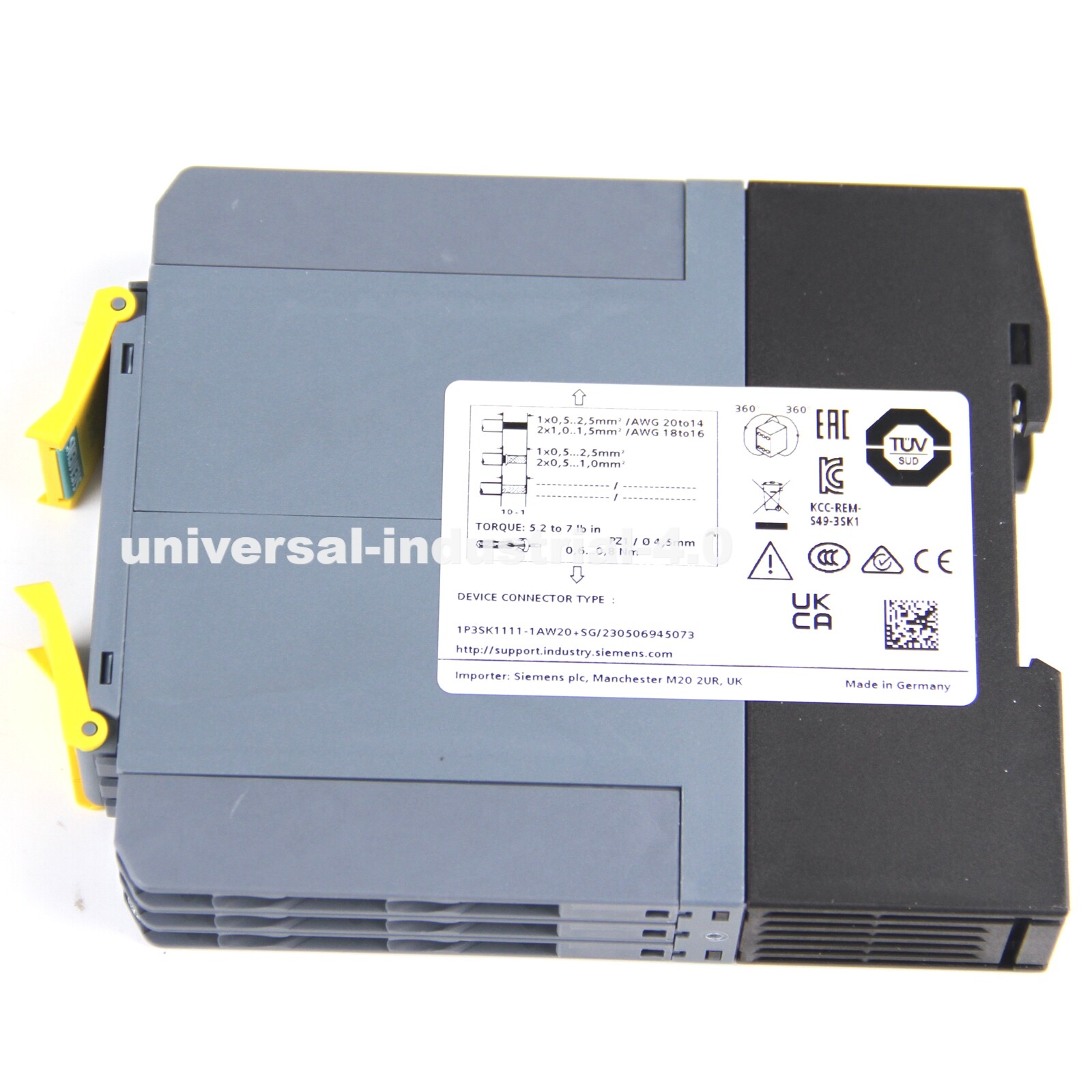 NEW Siemens 3SK1111-1AW20 Safety Relay 110-240VAC/DC