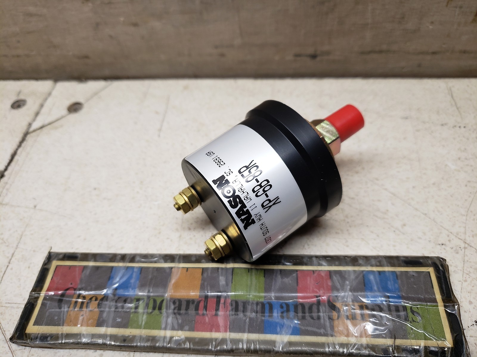 NOS Nason Pressure Switch 12V Cylindrical SPST XP-6B-85R 5930013318697 SW28262