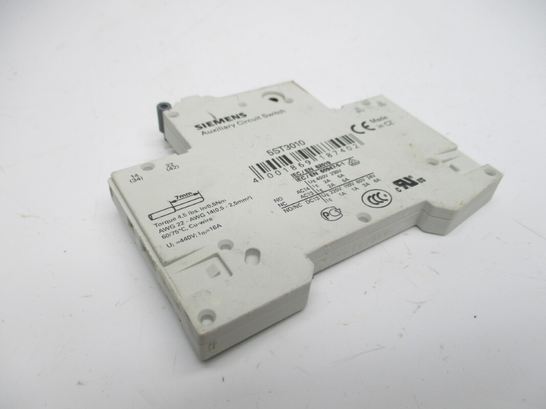 SIEMENS 5ST3010 400V 6A UNMP
