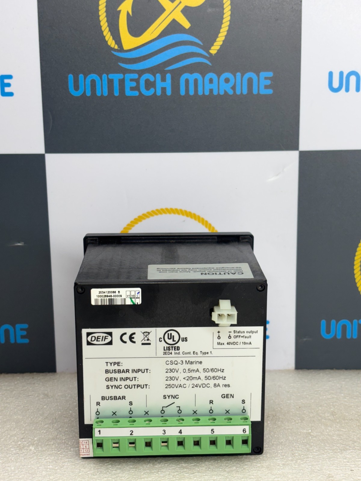 DEIF CSQ-3 MARINE 230V MULTI FUNCTION SYNCHROSCOPE