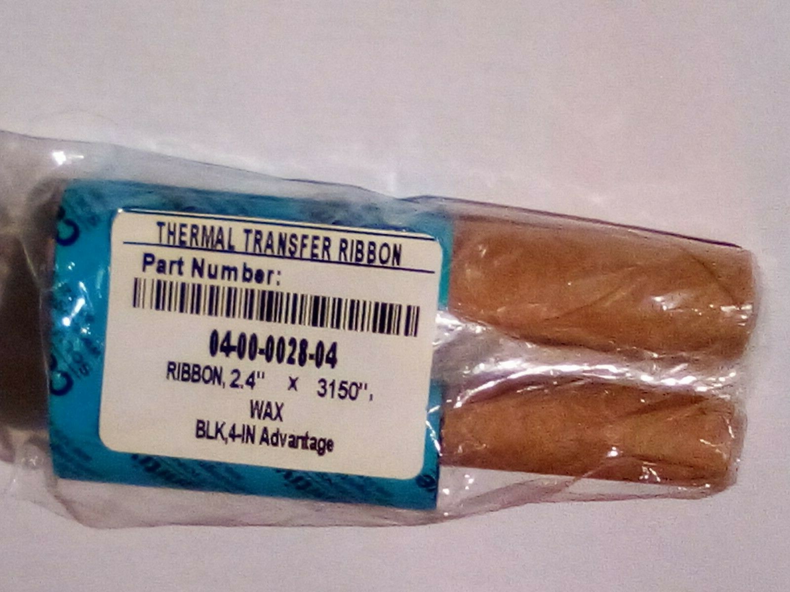 Wax thermal transfer ribbon Cognitive 04-00-0028-04 Advantage 2.4″ 5L14sc81b/cbL