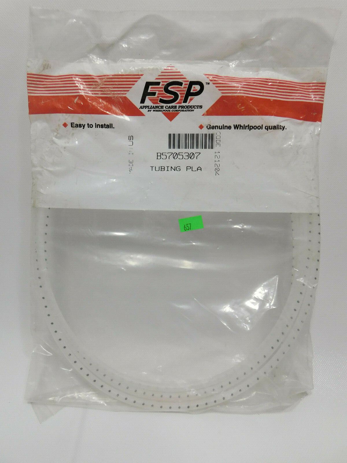 FSP Whirlpool Factory Certified OEM Part B5705307 Refrigerator Plastic Tubing