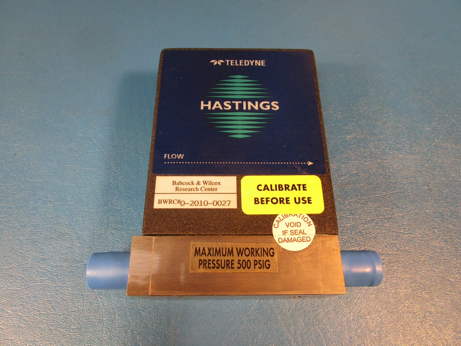 Teledyne Hastings HFC-D-302 Flow Controller, Range: 6, Gas: SCCM/SO2, 20 PSIG Up