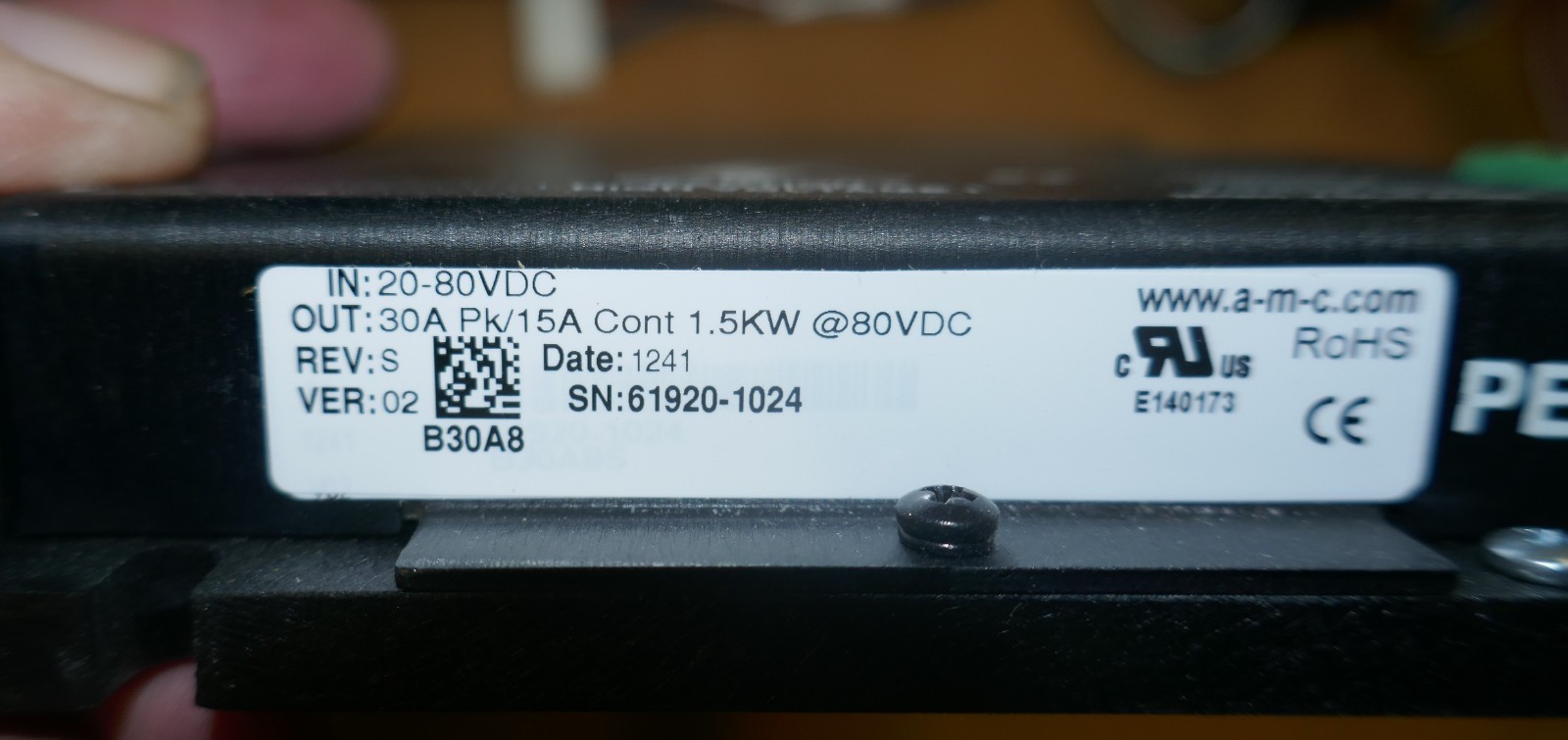 Advanced Motion Controls CB30A2B Brushless PWM Servo Amplifier