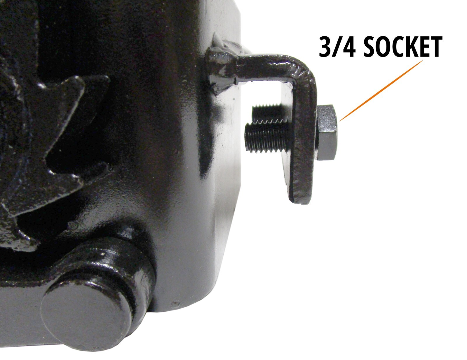 5,000 LBS Portable Bolt-On, 4″ Cargo Tie Down Winch for Truck and Trailer