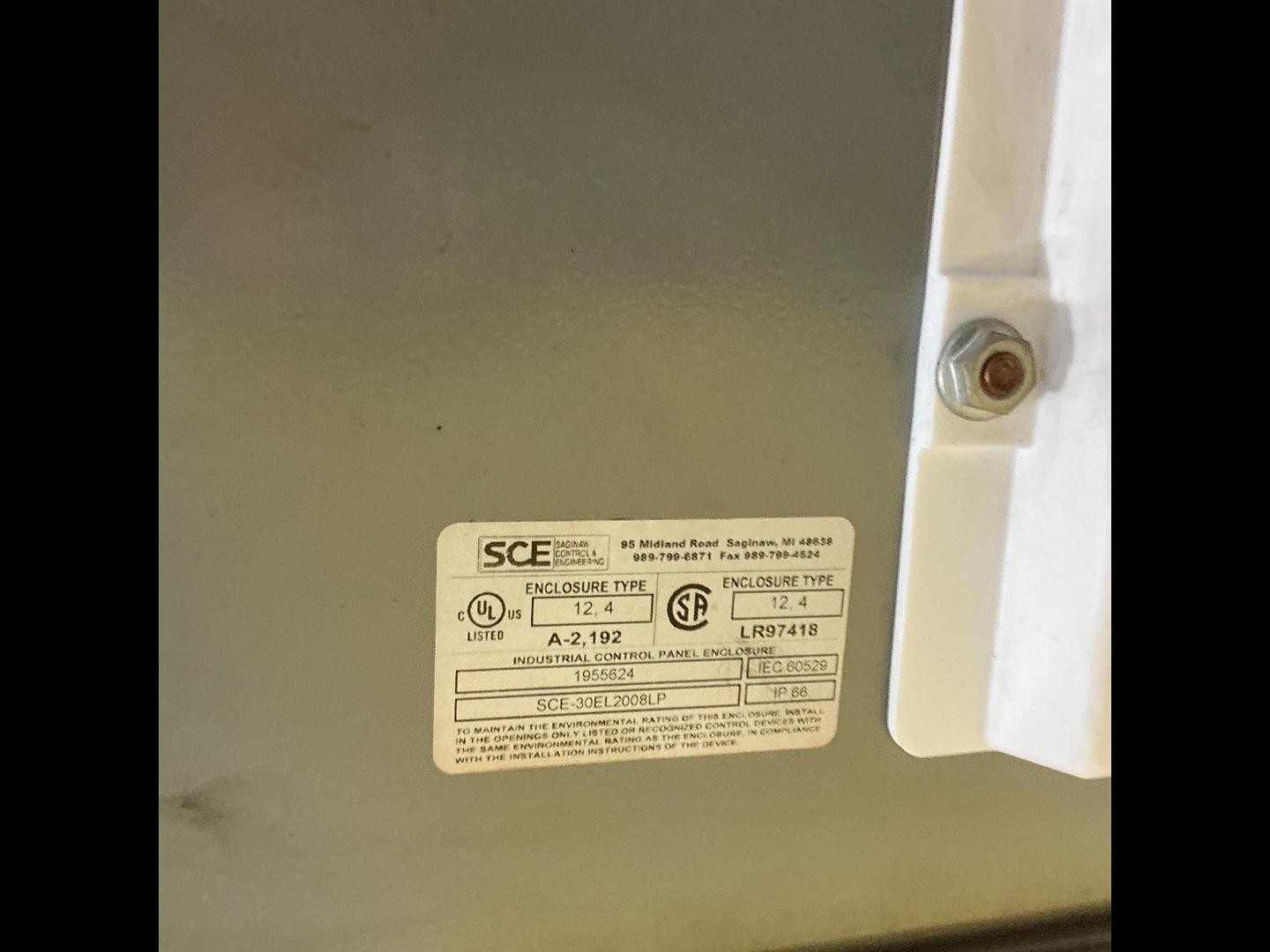 METAL FABRICATOR VGC-8, 8 ZONE VALVE GATE CONTROLLER Used #147410