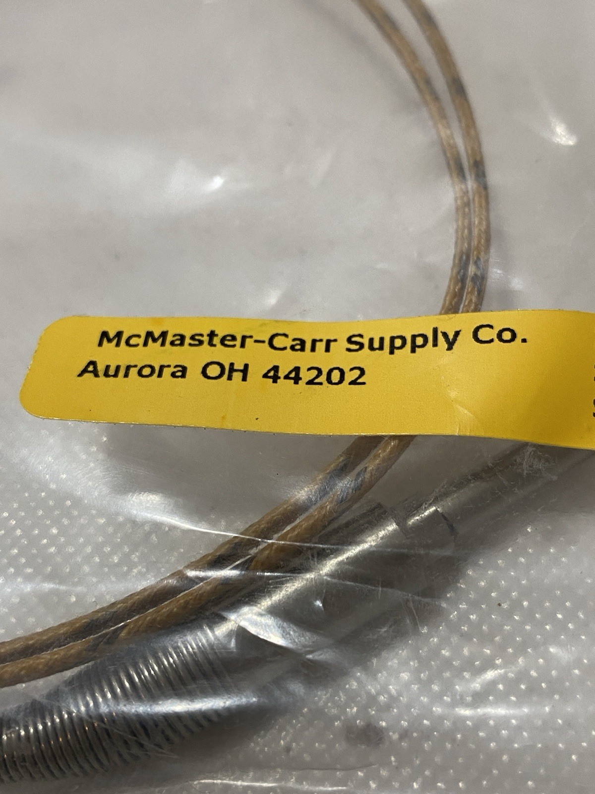 Lot Of 2 MCMASTER J38G-006-00-15-11036-4-Z THERMO COUPLE NSNP Z777