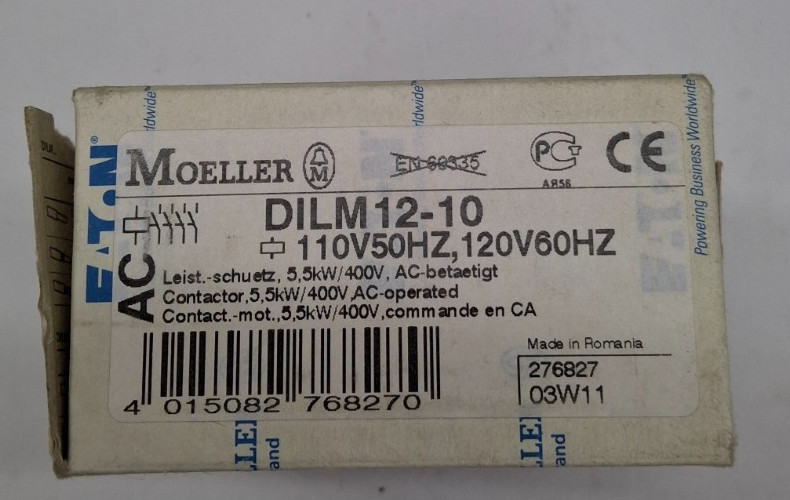 Contactor Eaton, DILM12-10 (120V/60HZ)