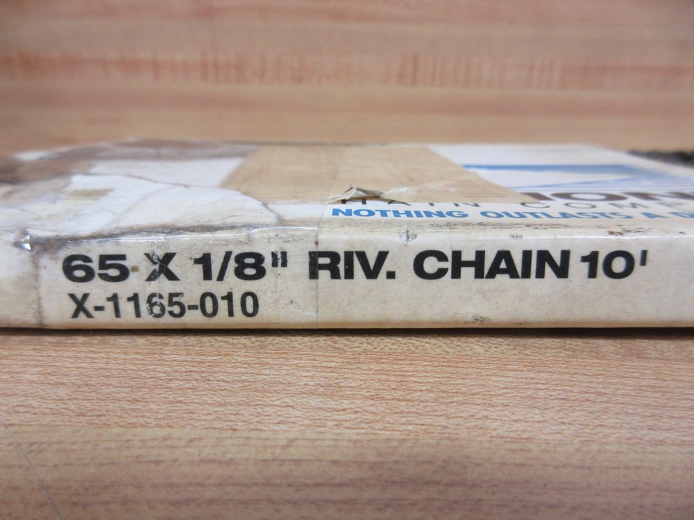 Diamond Chain X-1165-010 Chain X1165010 65 X 1/8″ Riv. 10′