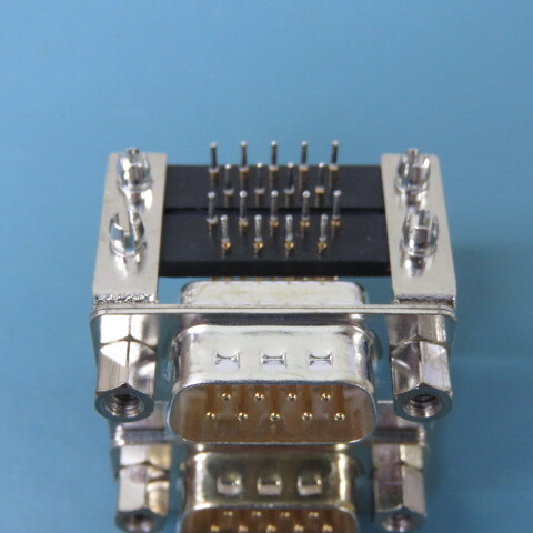 DELTRON DPB09PT74/09PT74-S/1 Qty of 10 per Lot CONN. 9+9 VIE M/M VASC. SALD. C.