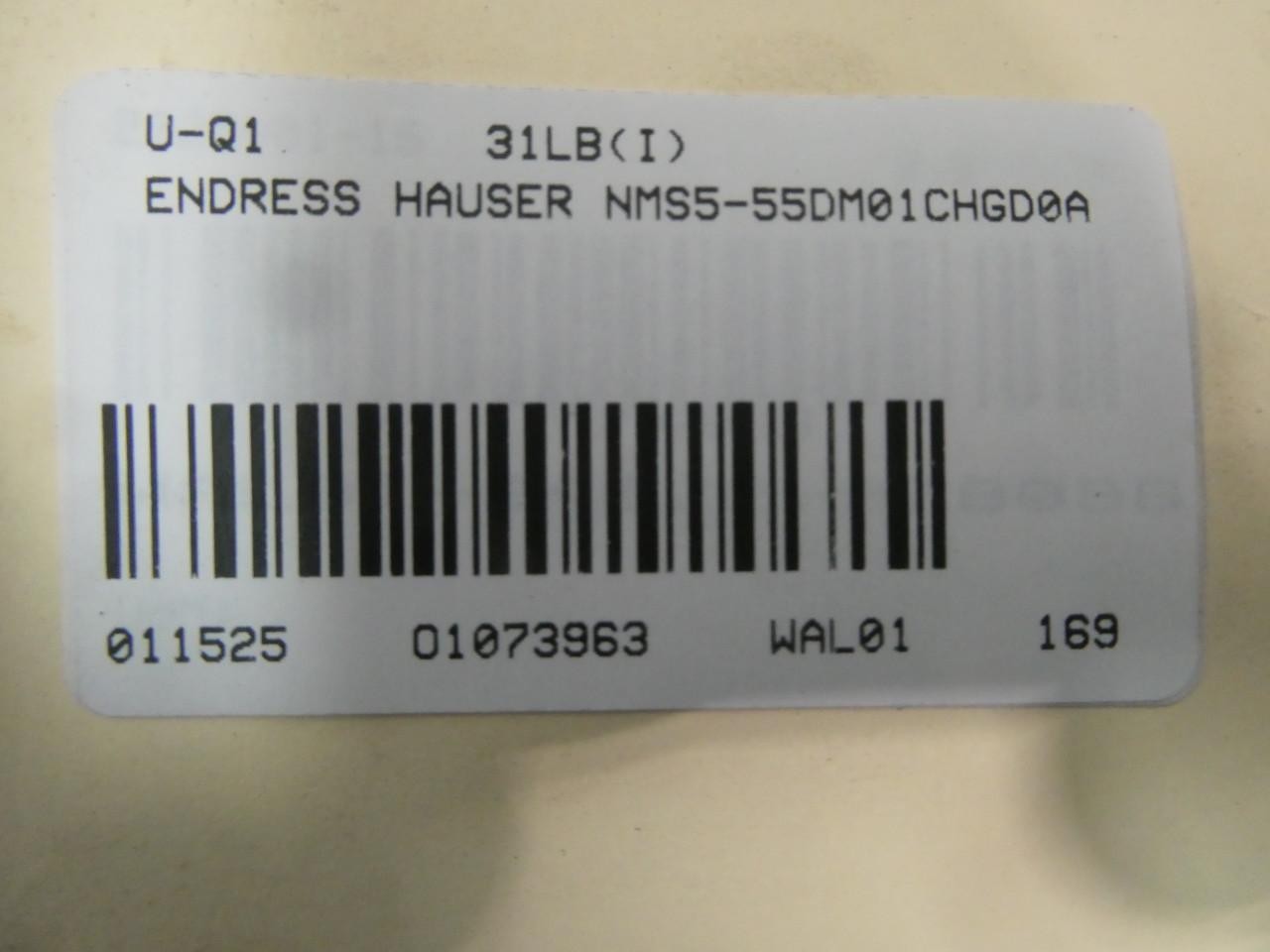 Endress Hauser NMS5-55DM01CHGD0A Proservo Nms53 Intelligent Tank Gauge 30v-ac