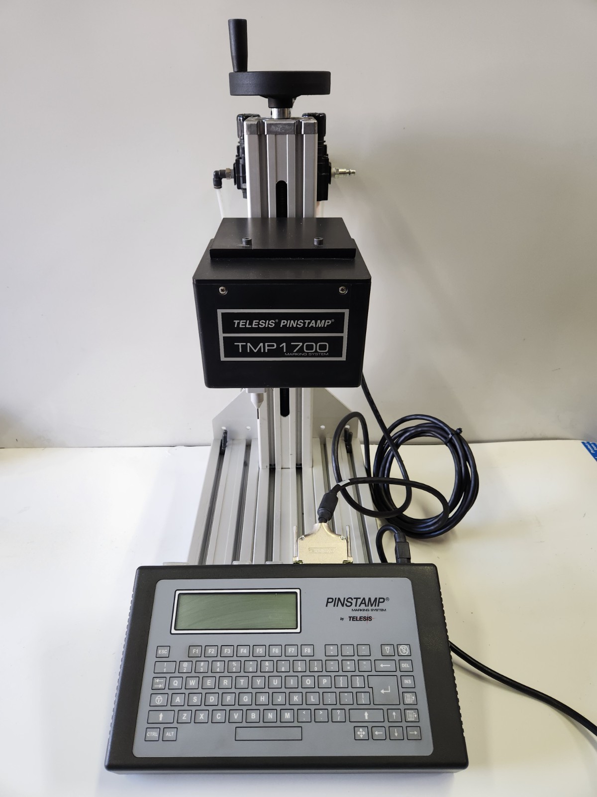 Telesis PinStamp TMP1700 Marking Head, TMC470 Controller and Stand