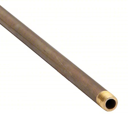 3/4″ Mnpt X 3 Ft. Tbe Red Brass Pipe Sch 80, 464-360X