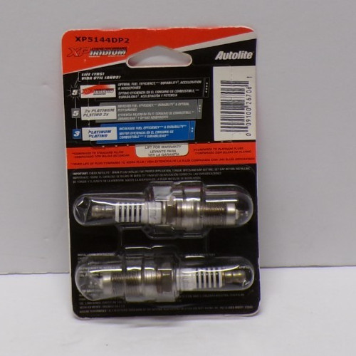 Autolite Spark Plugs XP5144DP2 VJ1 08022012 Pack of 2