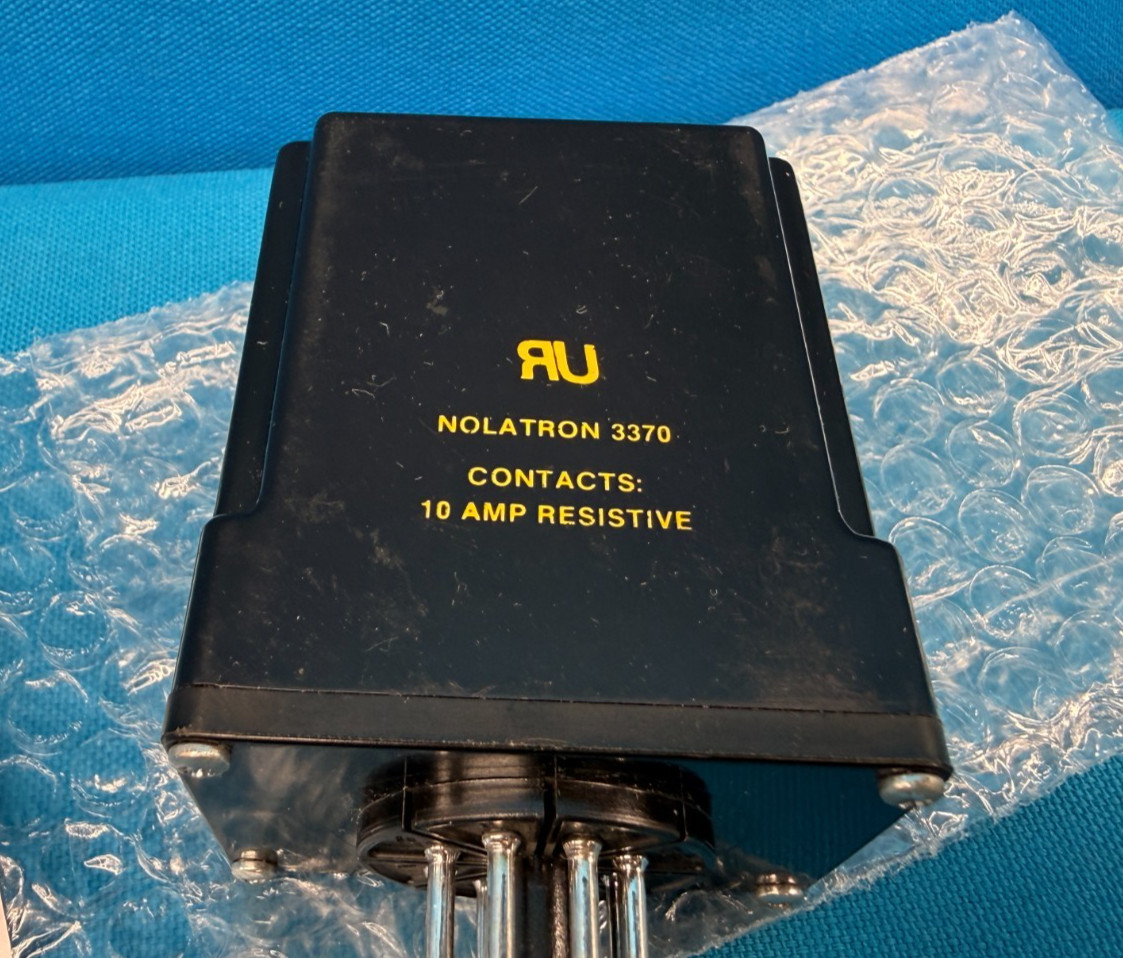 Nolatron Model 3370 Anti Tiedown Control Module 115VAC 10A Industrial Relay