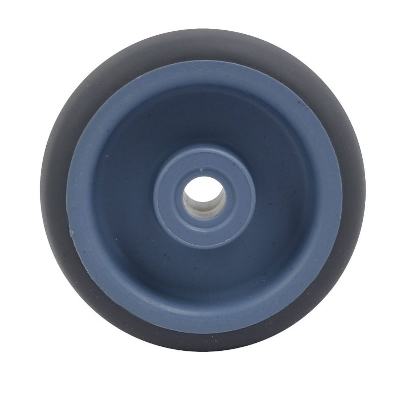 2-inch Diameter TPR Wheel 8mm Bore Trolley Caster Pulley Roller 4pcs