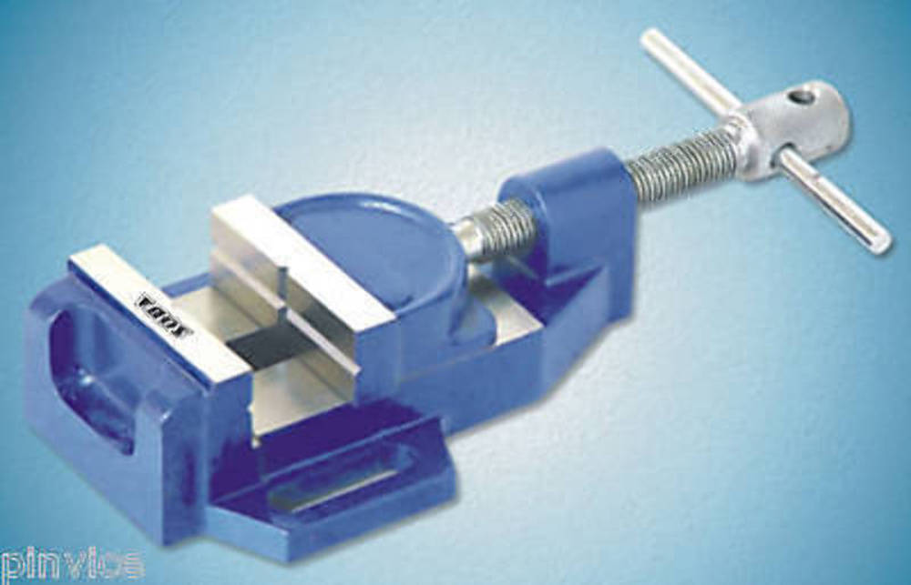 CHRONOS Column Drill Clamp with Tilting Jaws