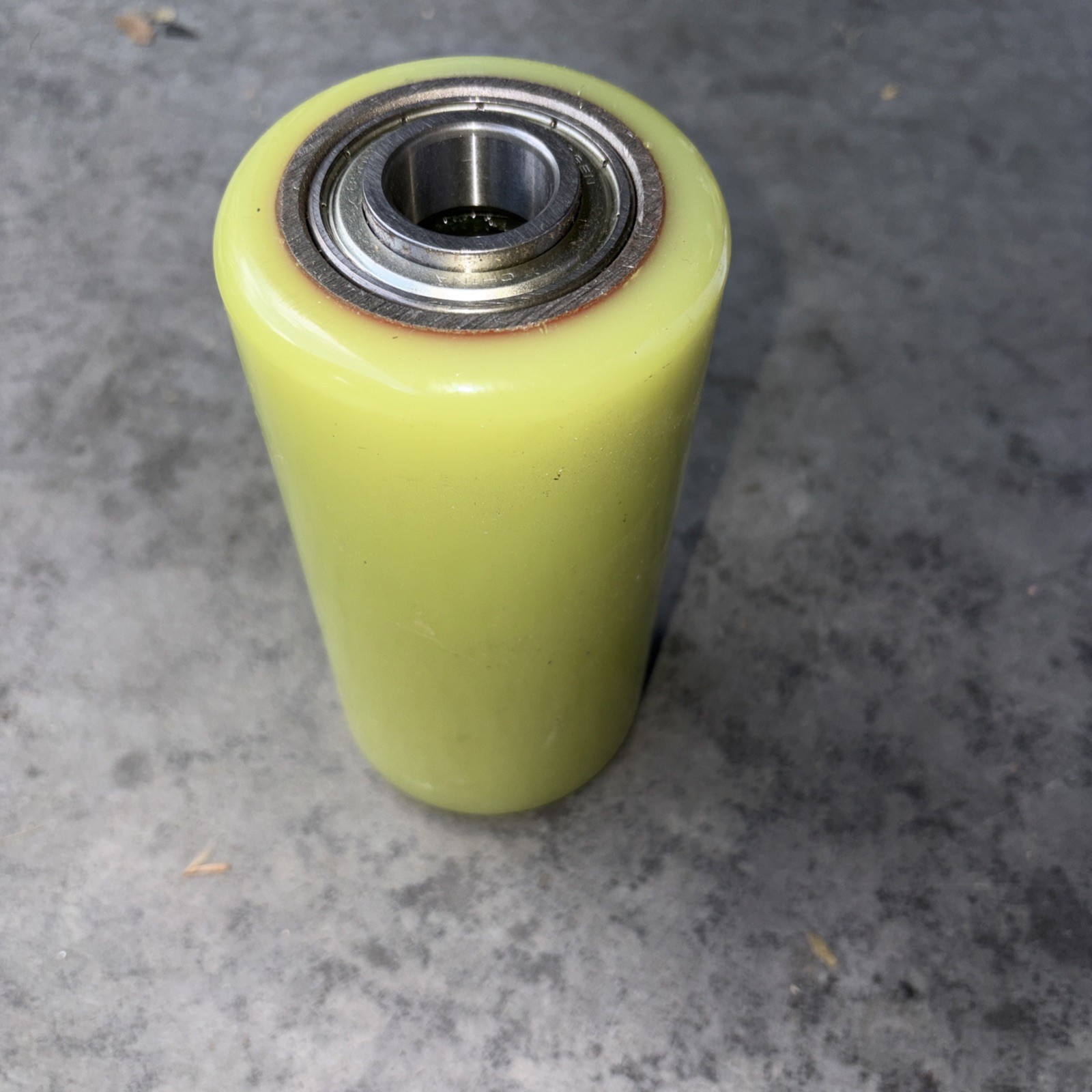 Poly Wheel 3.25 X 6.50 Lime Green 8505/18Z Bearings