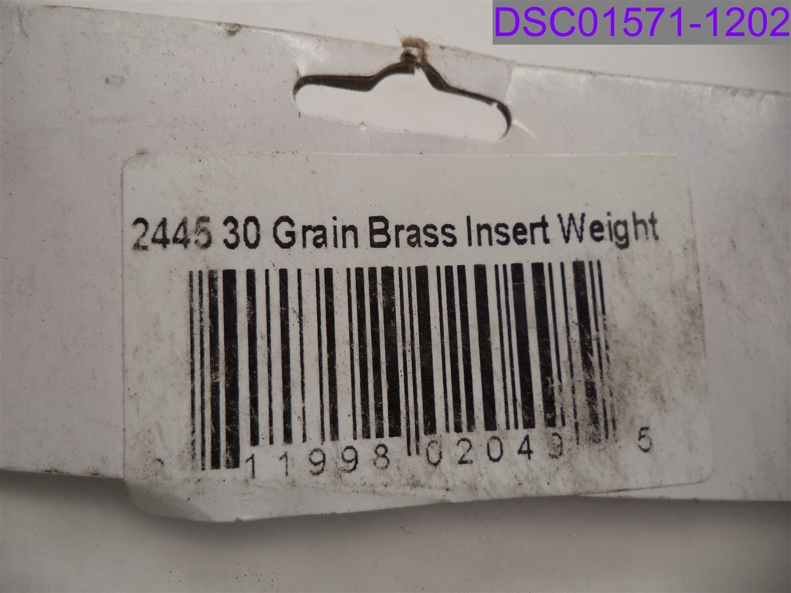 Qty = 1 Pack of 11: Black Eagle Arrows .2445 Screw-In Brass Insert Weight