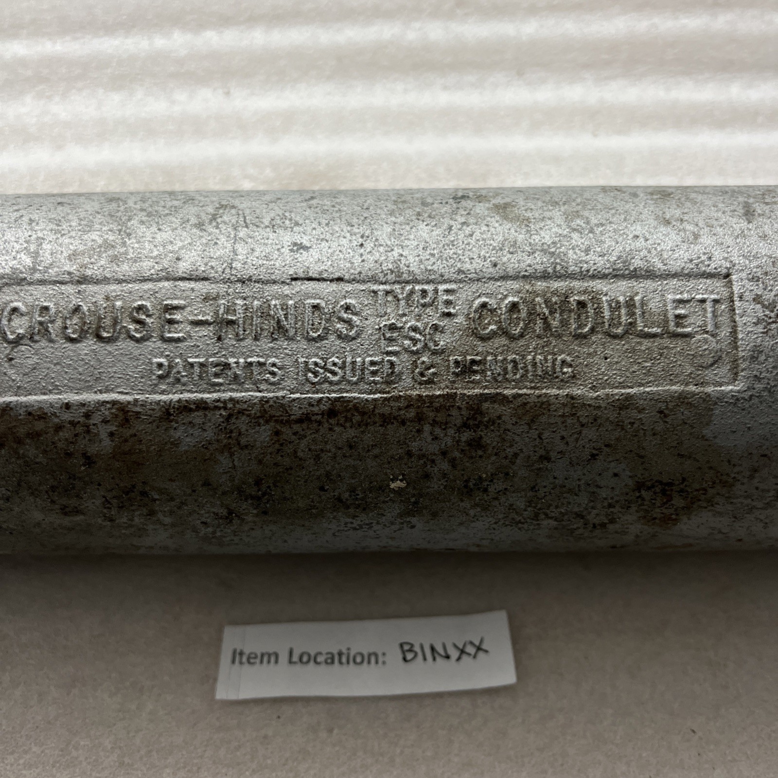 CROUSE HINDS TYPE ESC CONDULET PULL BOX CONDUIT FITTING BOX 2001-C 1″ HUB SIZE