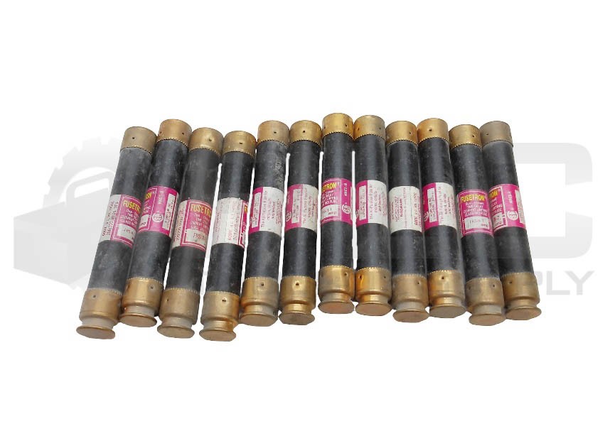LOT OF 12 BUSSMANN FRS-R-7 TIME DELAY FUSE 7A 600VAC