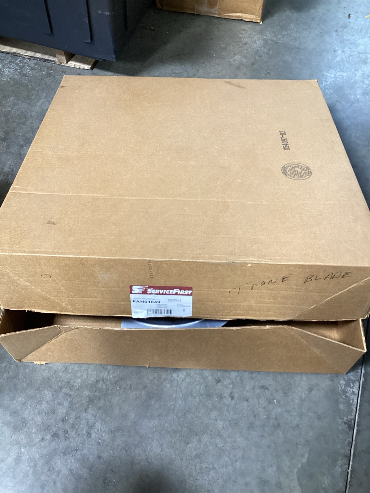 Trane Service First 6127690001PB Fan Impeller X38010371010 T10S95A 2428 .50 CWD