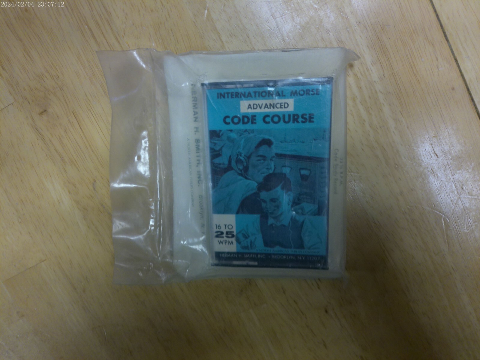 INTERNATIONAL ADVANCED MORSE CODE COURSE CASSETTE HH SMITH,NOS 16 TO 25 WPM