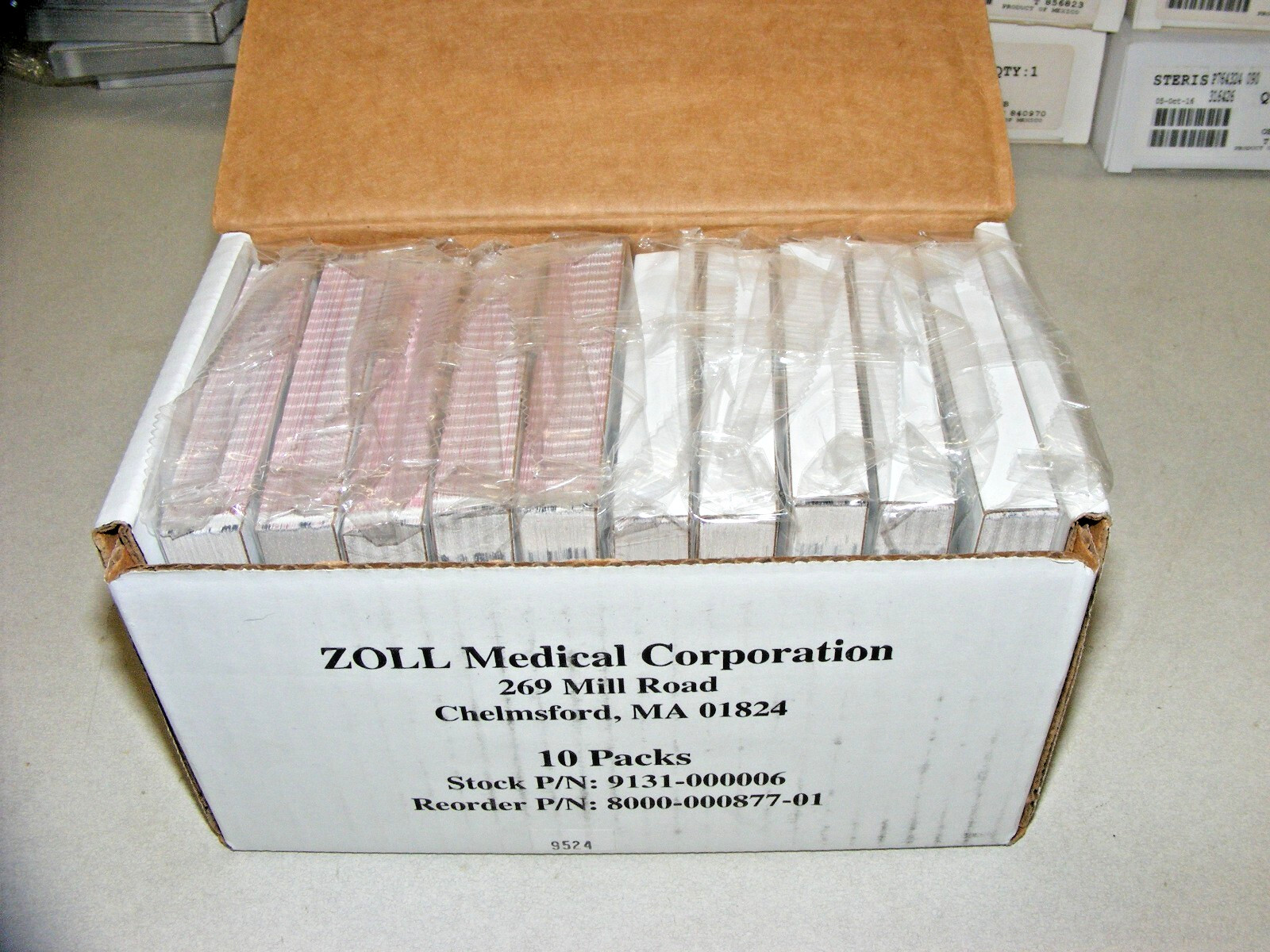 Zoll 9131-000006 Recorder Paper 8000-000877-01 , Box of 10 Packs