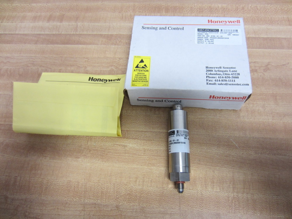 Honeywell 060-K195-01-01 Transducer Model PPG Sensotec