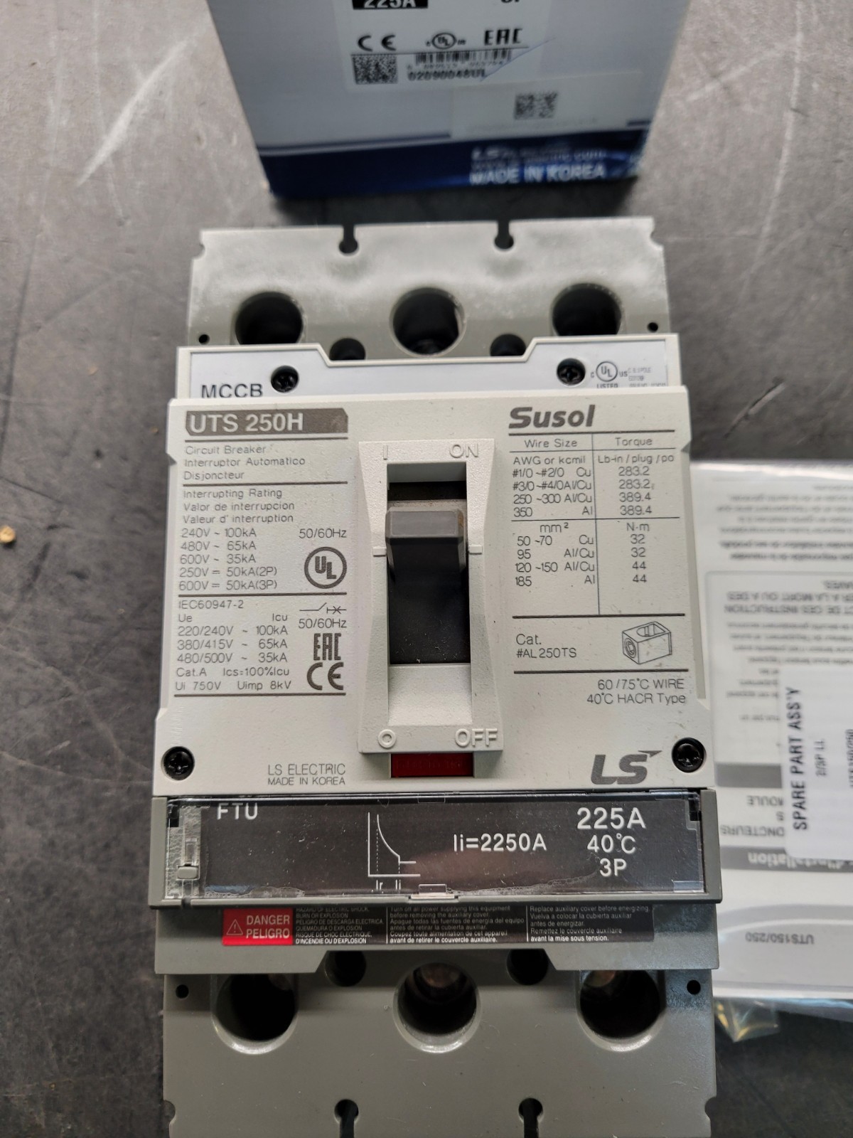 L&S UTS250H Circuit Breaker.