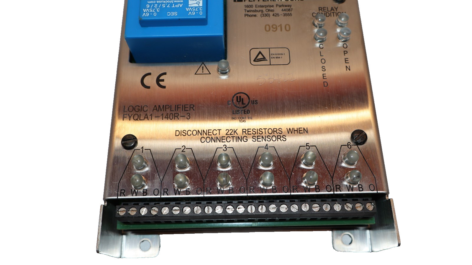 Pepperl + Fuchs FYQLA1-140R-3 , FYQLA1140R3 Logic Amplifier