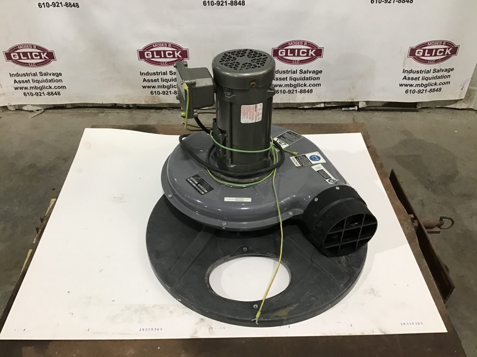 Cincinnati 100S/X3 OEM & Industrial Air Handling Fan 2850/3450 RPM 1.4/2.8 Amps