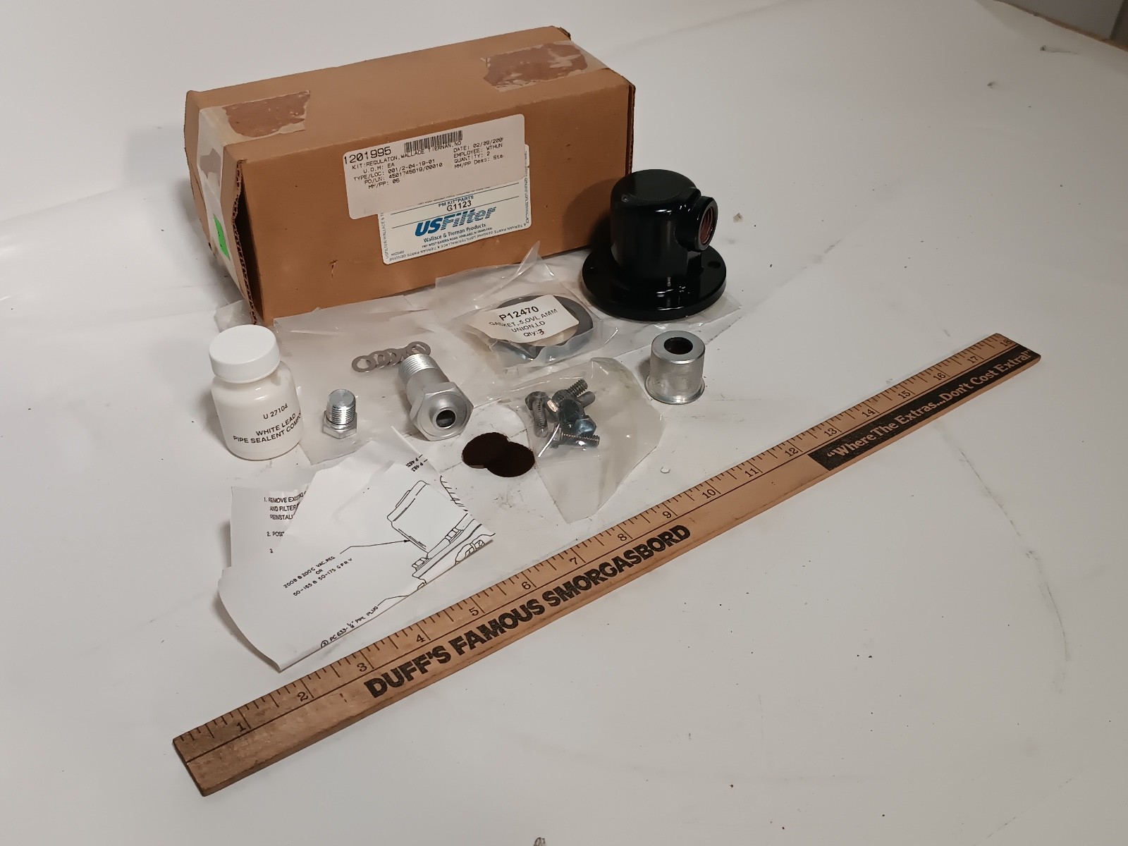 Wallace Tiernan G-1123 Trap Chamber Installation/Repair Parts Kit