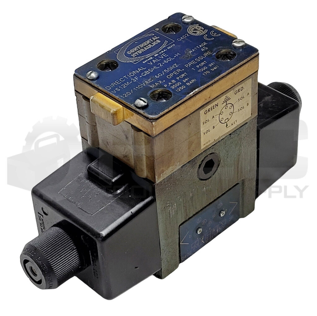 CONTINENTAL HYDRAULICS VS12M-3F-GB5HL2-60L-H DIRECTIONAL VALVE