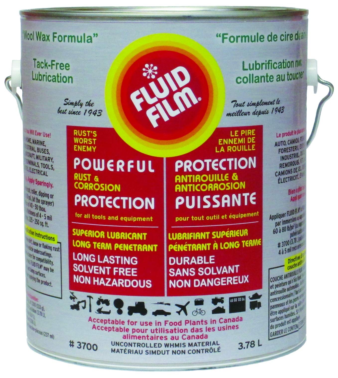 1 Gallon Can Rust Inhibitor Rust Prevention Anti Corrosion Anti Rust Coating