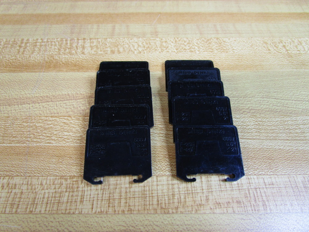 MIBU Denki F-20E/25E Terminal End Plate F-25E (Pack of 10)