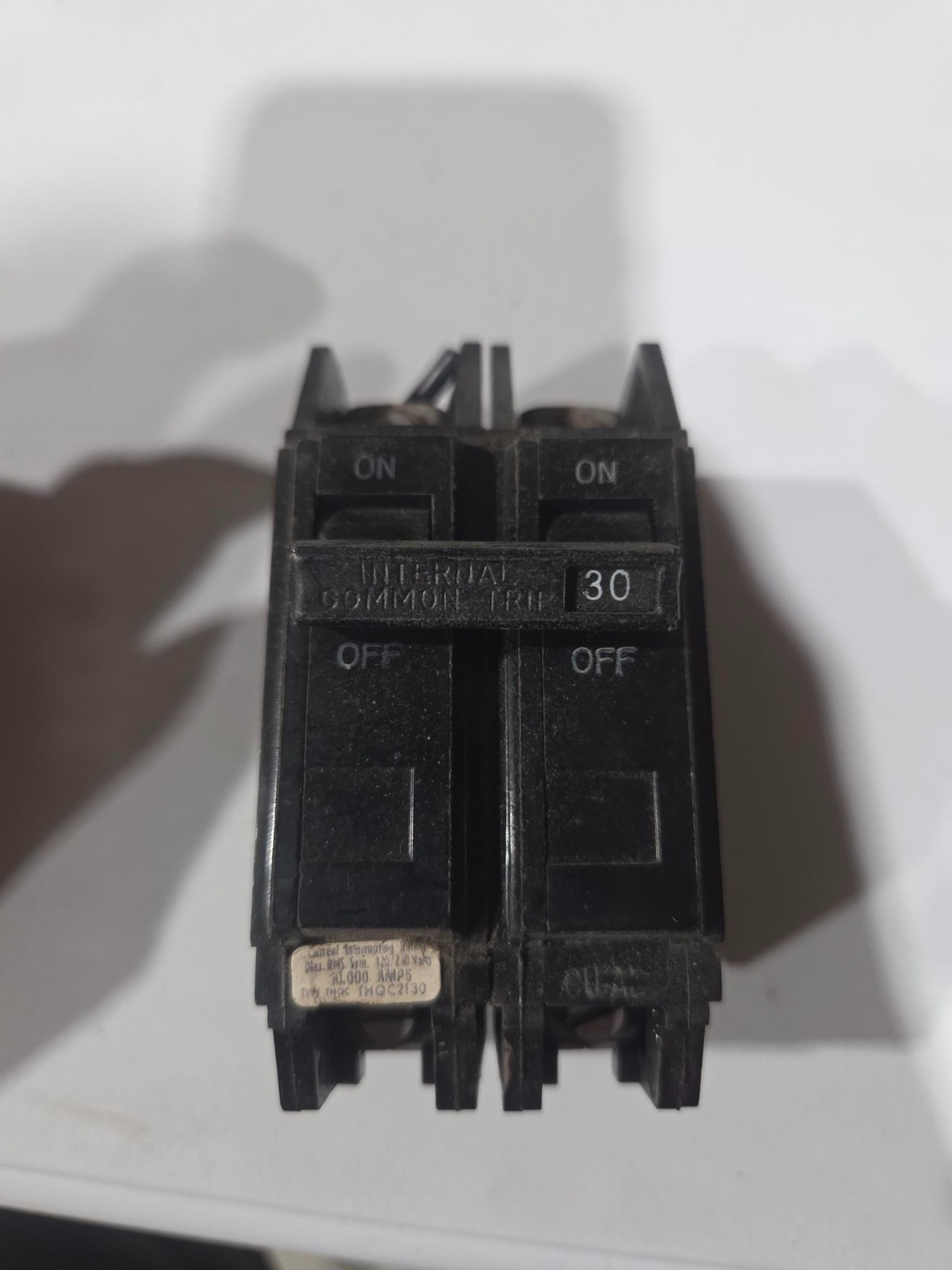 General Electric THQC2130 Circuit Breaker 30A 2 Pole GE hacr breaker