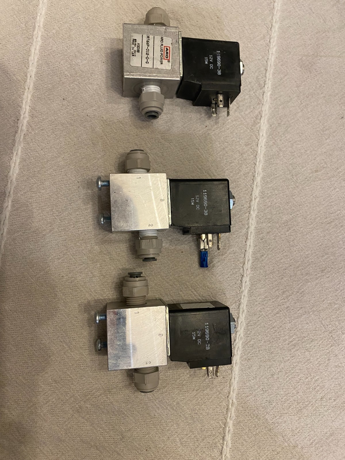 INNERSOLL-RAND 66P-012-D-G 119690-38 12V DC 15W Aro 4HN46 Solenoid Air control