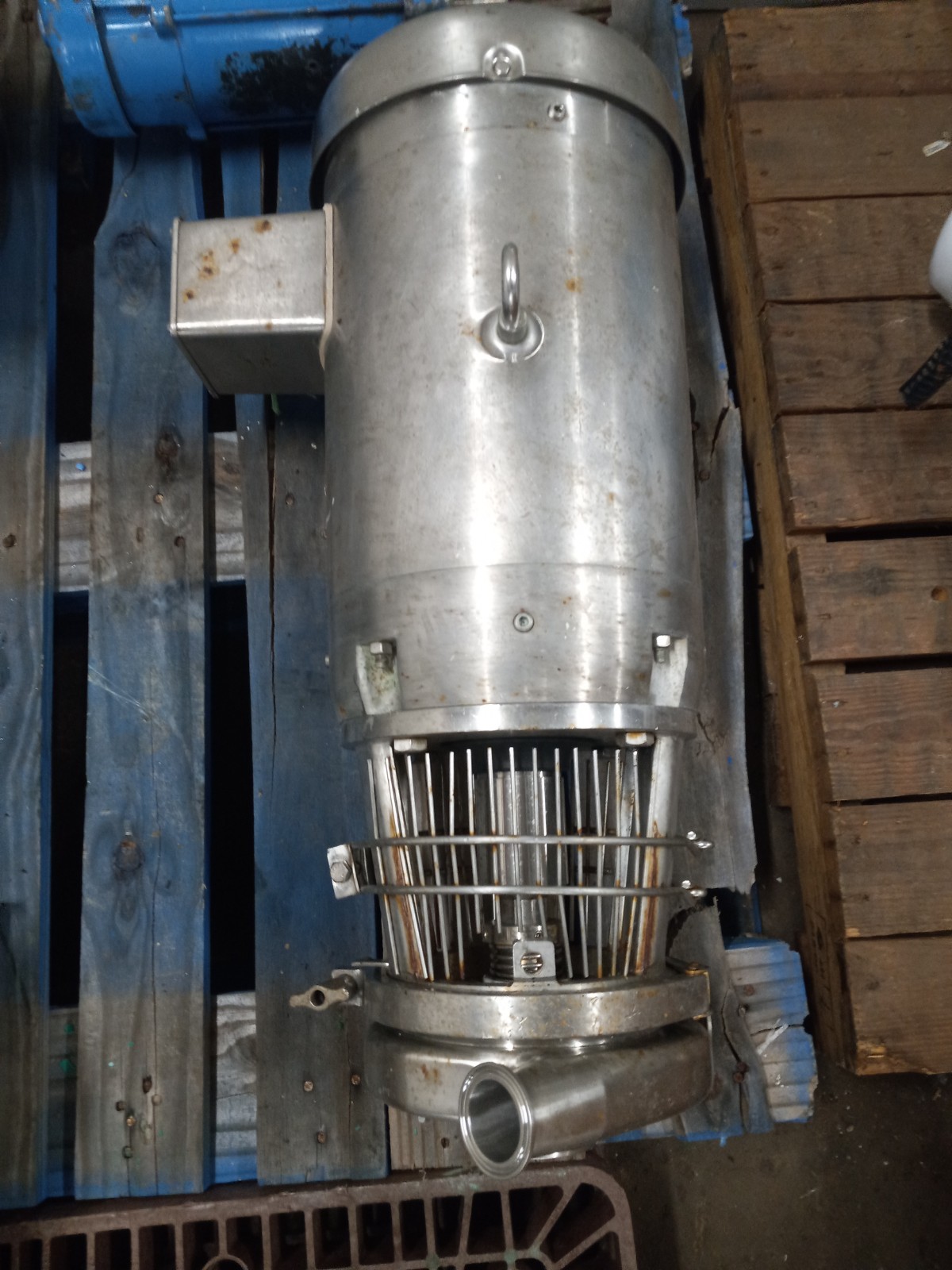 10 HP BALDOR RELIANCE CESSWDM3711T 3500 RPM WASHDOWN MOTOR+PUMP